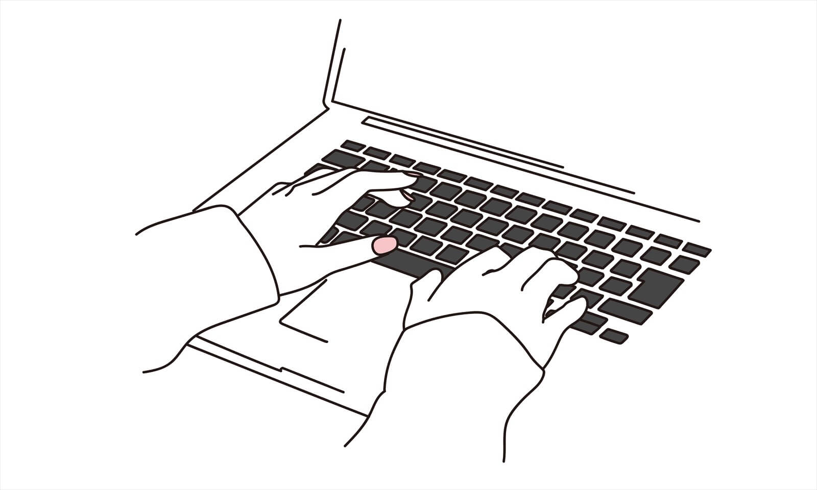 パソコンで仕事をしている人