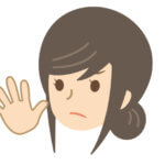 疑問を持つ顔の女性